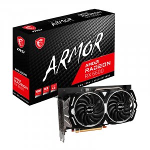 MSI Radeon RX 6600 ARMOR 8GB Video Card